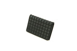 Business Card Case - Studs in black leather with stud pattern by Inden