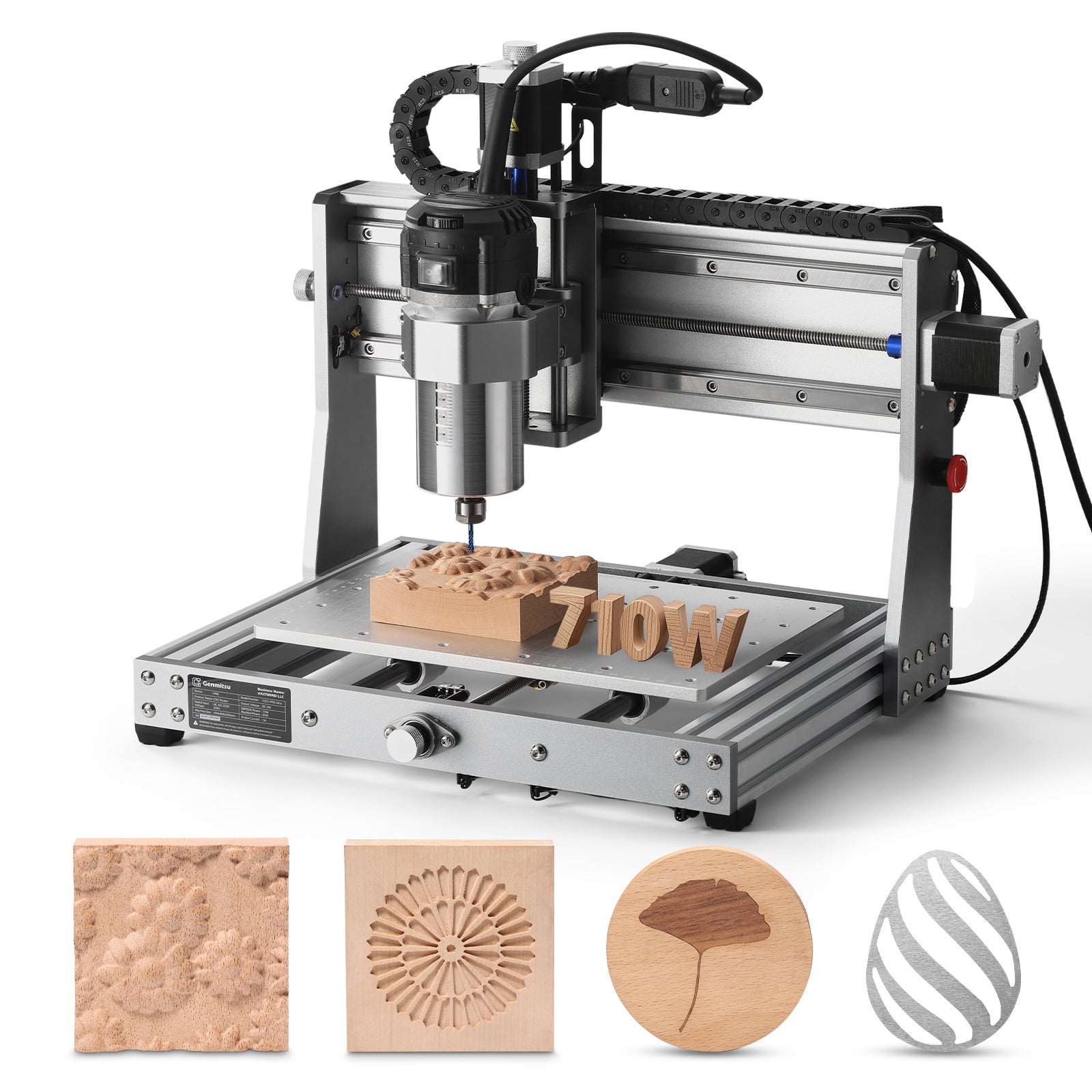 3020-PRO Ultra Desktop CNC Router with solid all-metal construction and 710W spindle