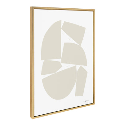 Sylvie Constructed I Neutral Framed Canvas