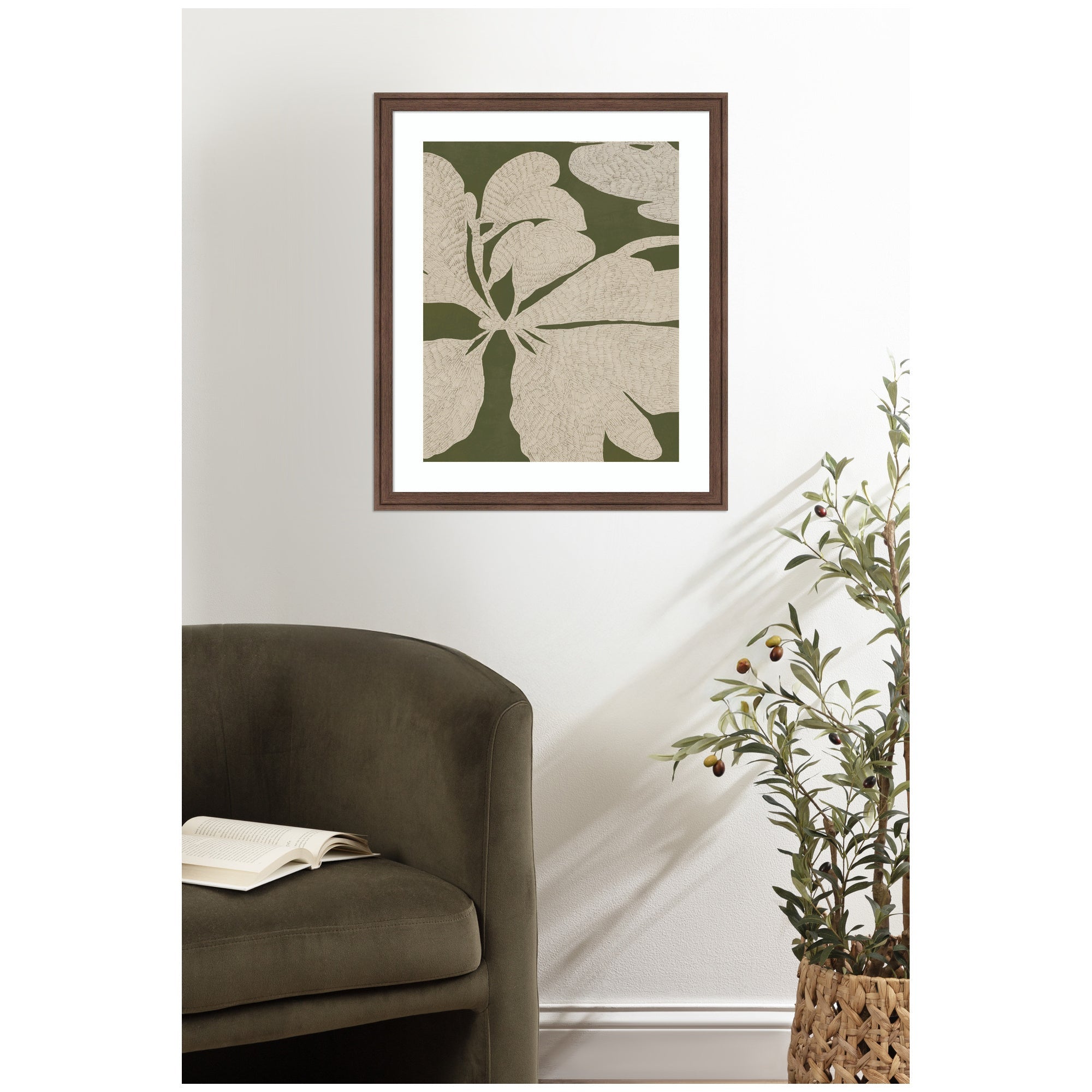 Leafy Whispers by Treechild Framed Wall Art Print