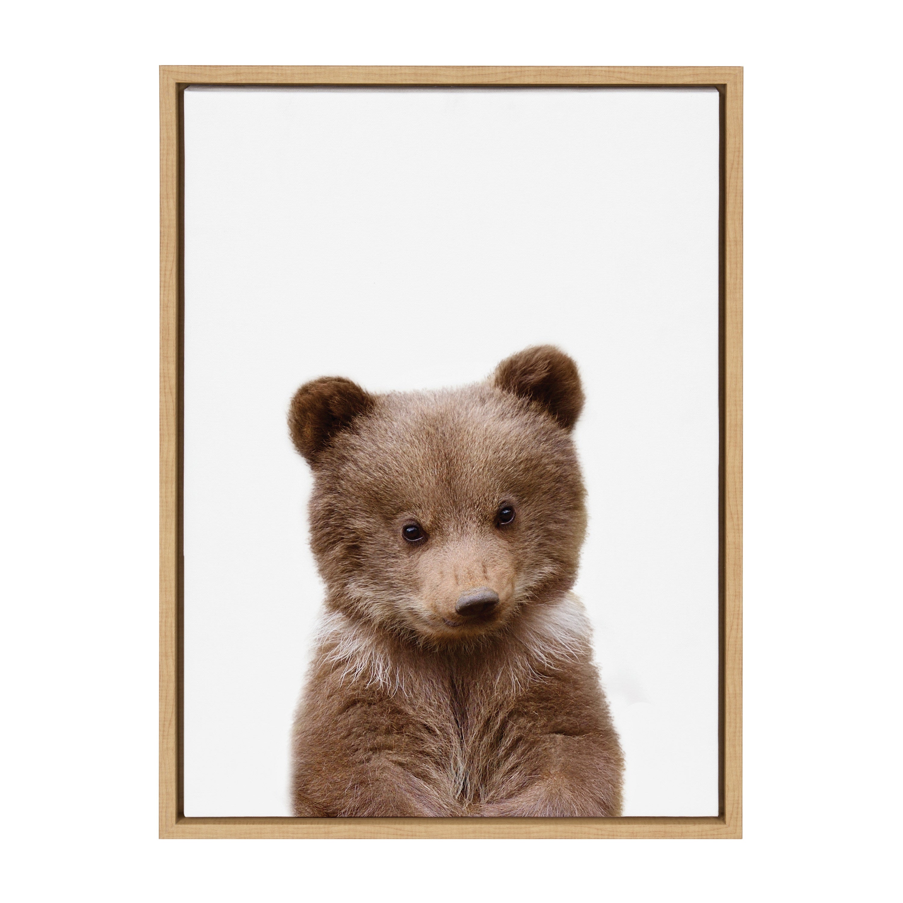 Sylvie Baby Bear Framed Canvas by Amy Peterson by kateandlaurel - product image 17 for Resin Society