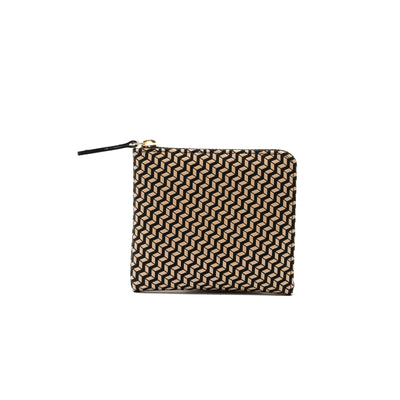 Zipped Coin Purse (Large) - Chevron-S by Inden
