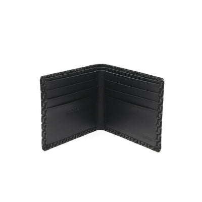 Men's Folded Wallet (Narrow Type) - Chevron-S