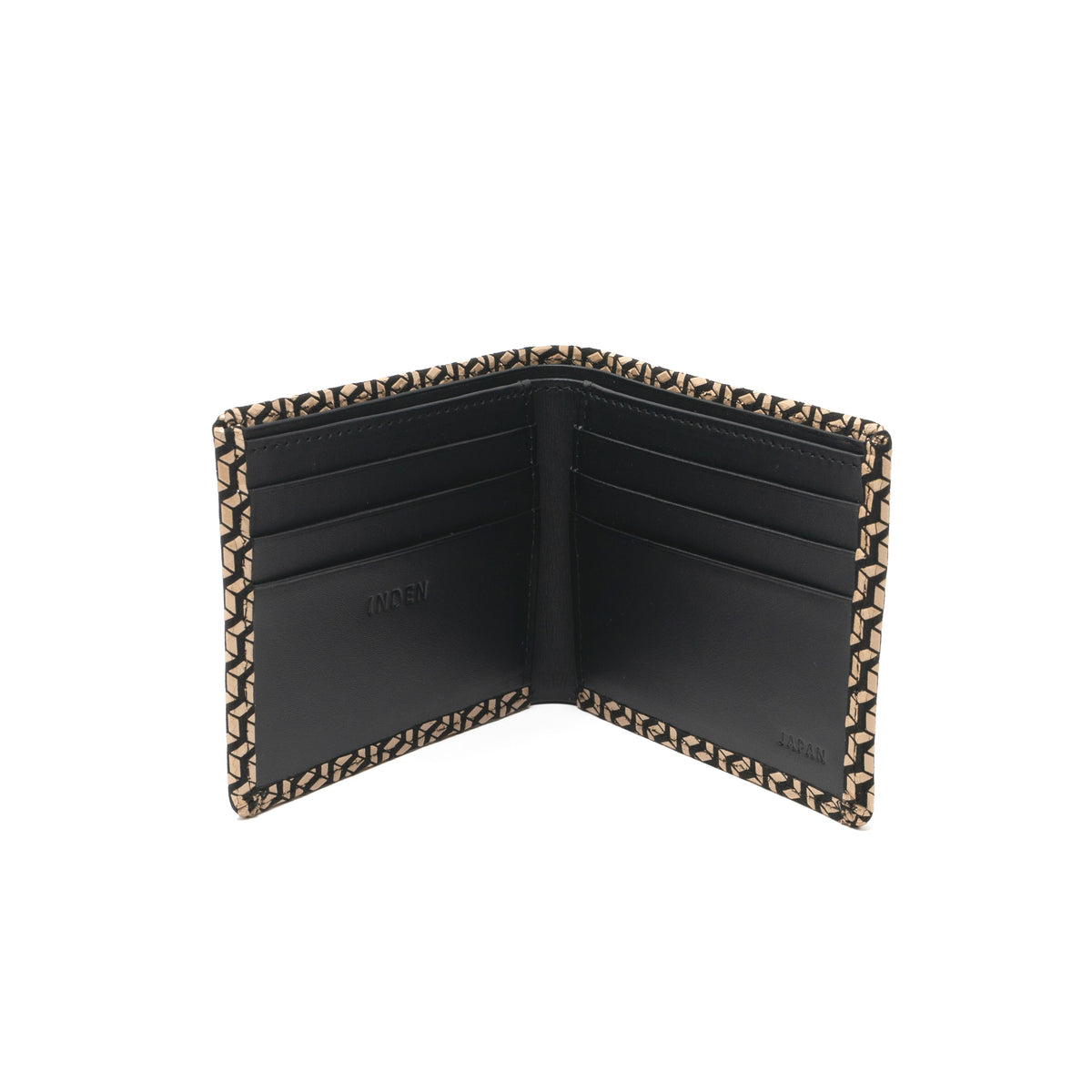 Men's Folded Wallet (Narrow Type) - Chevron-S