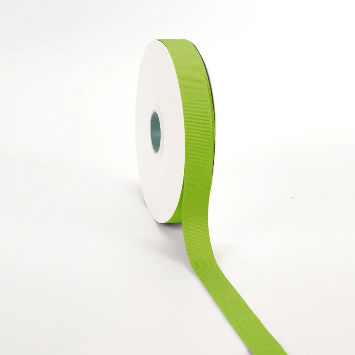Textured Grosgrain Ribbon in Kiwi color, various widths and roll sizes