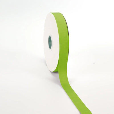 Textured Grosgrain Ribbon in Kiwi color, various widths and roll sizes