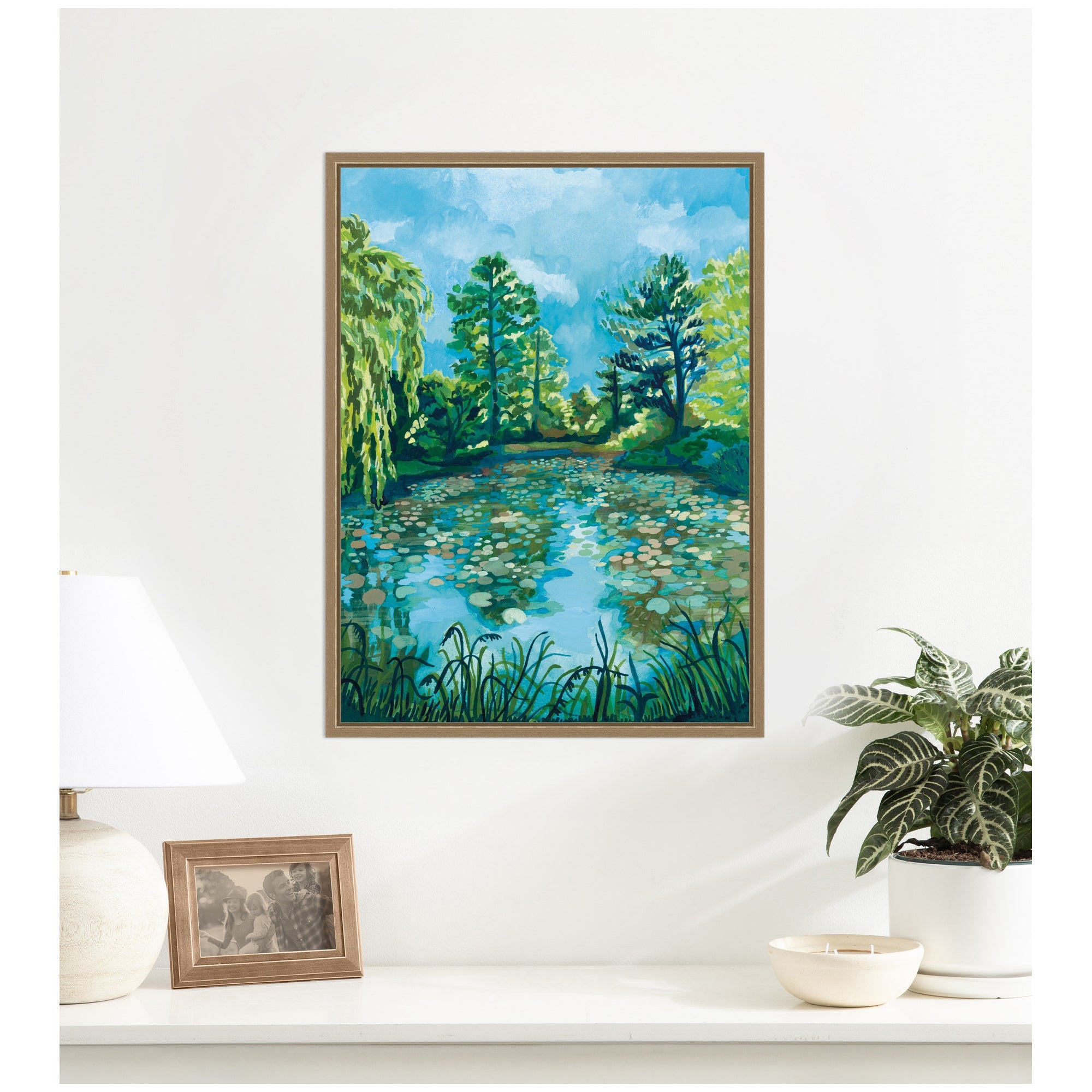 Botanical Garden by Lucia Gianello Framed Canvas Wall Art Print