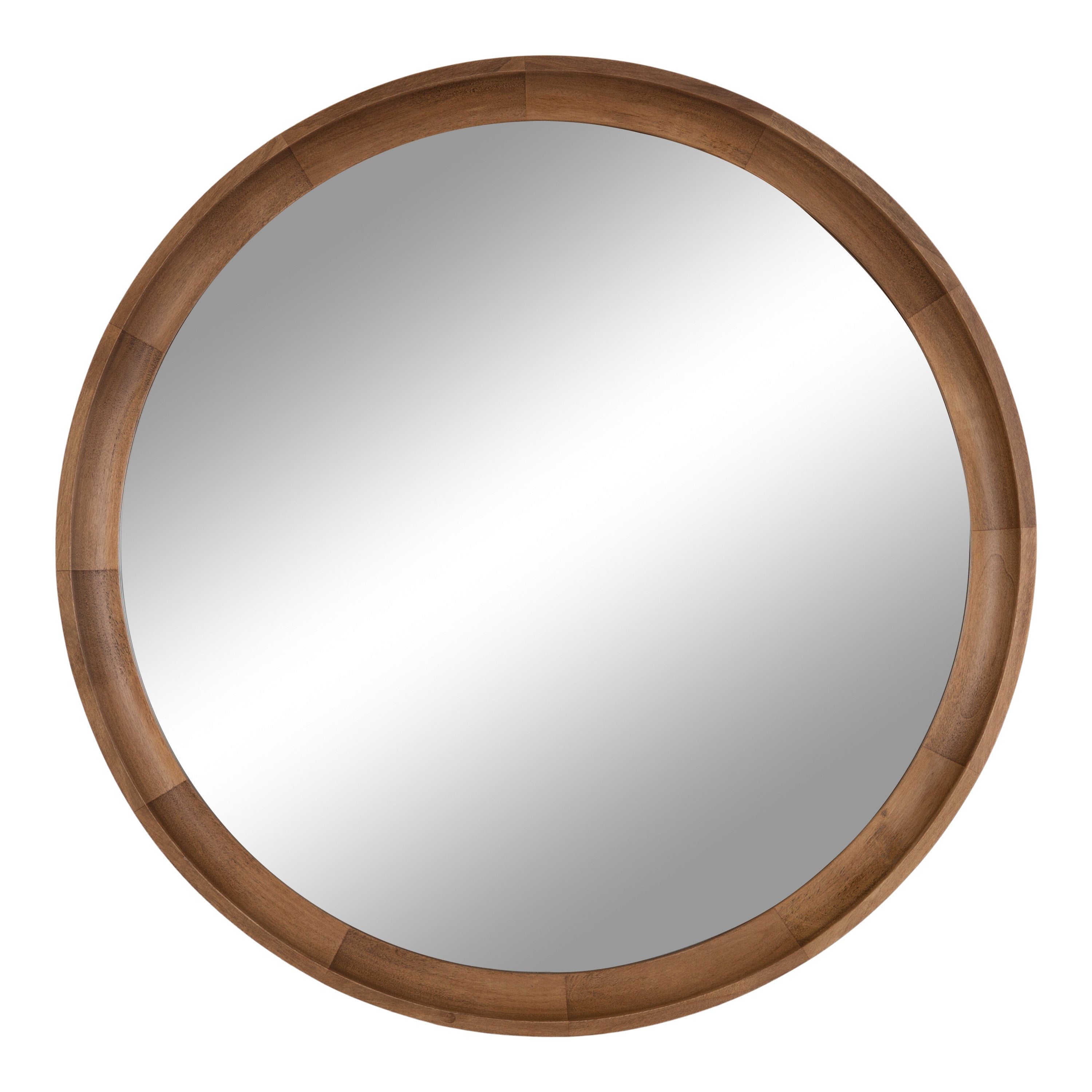Hatherleigh Round Wood Wall Mirror