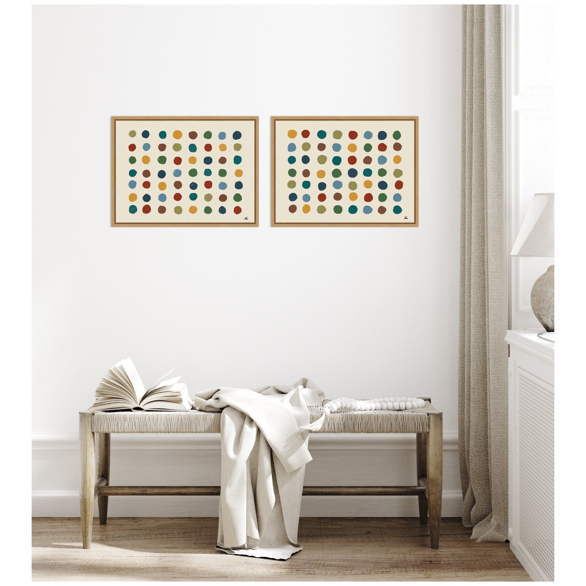 Meditation No.3 2 Piece Framed Canvas Wall Art Set by Kelly Knaga