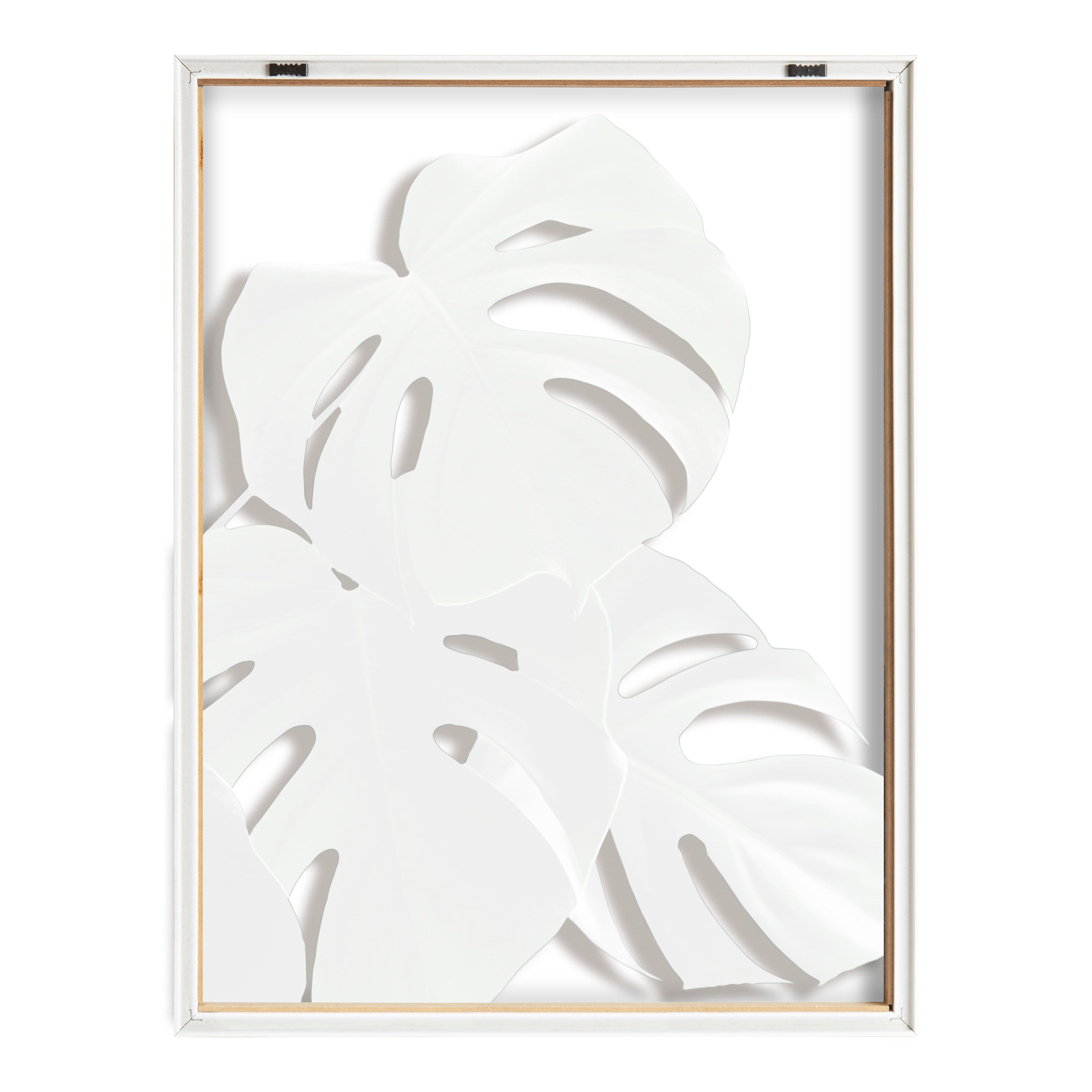 Blake Monstera leaves Framed Printed Glass by Amy Peterson Art Studio by kateandlaurel - product image 4 for Resin Society