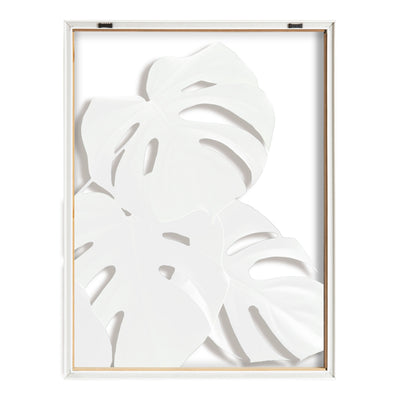 Blake Monstera leaves Framed Printed Glass by Amy Peterson Art Studio by kateandlaurel - product image 4 for Resin Society