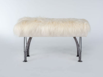 32″ Split Leg Bench (Icelandic Fur)