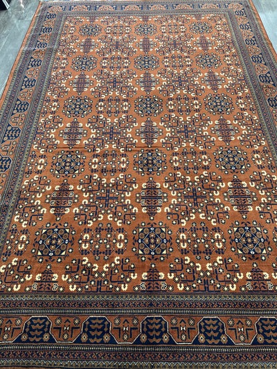 Hand-Knotted Afghani Bukharayi Rug by Rugistan - product image 6 for Resin Society