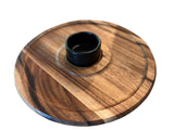 Medium Chip n Dip with Ceramic Bowl by Kalmar Home - product image 2 for Resin Society