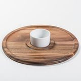 Large Chip n Dip with Ceramic Bowl by Kalmar Home - product image 2 for Resin Society
