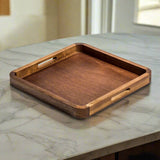 Square Serving Tray -14 by Kalmar Home - main product image for Resin Society