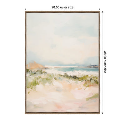 Tranquil Landscape III expansion by Amy Lighthall Framed Canvas Wall Art Print