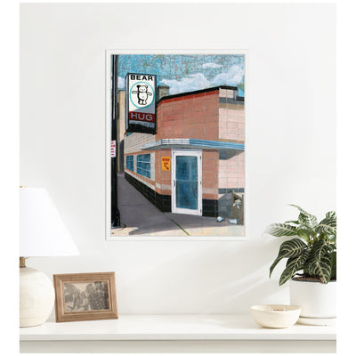 Bear Hug by Krista V.
Allenstein Framed Canvas Wall Art Print