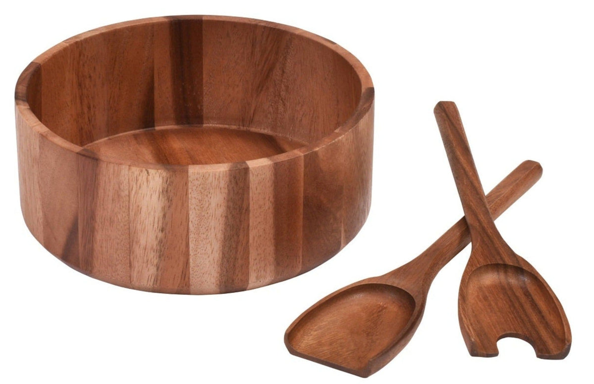 Large Salad Bowl with Servers - 327B3 by Kalmar Home - product image 2 for Resin Society