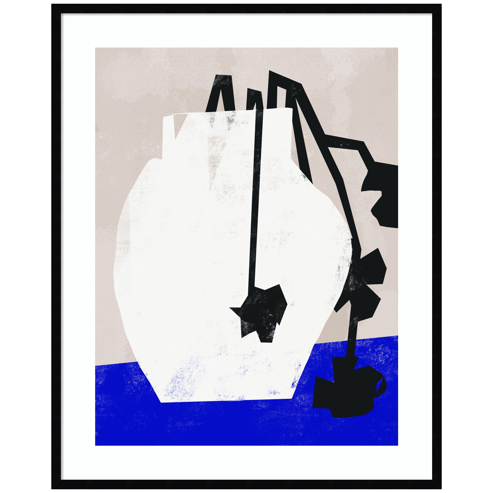 Abstract Blossoms by Little Dean Framed Wall Art Print