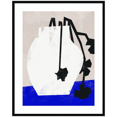 Abstract Blossoms by Little Dean Framed Wall Art Print