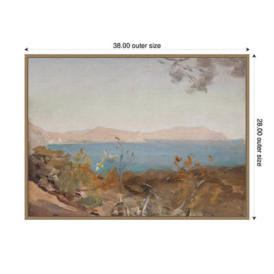 Sudak 3 1904 Jan Ciaglinski by Nostalgia Prints Framed Canvas Wall Art Print