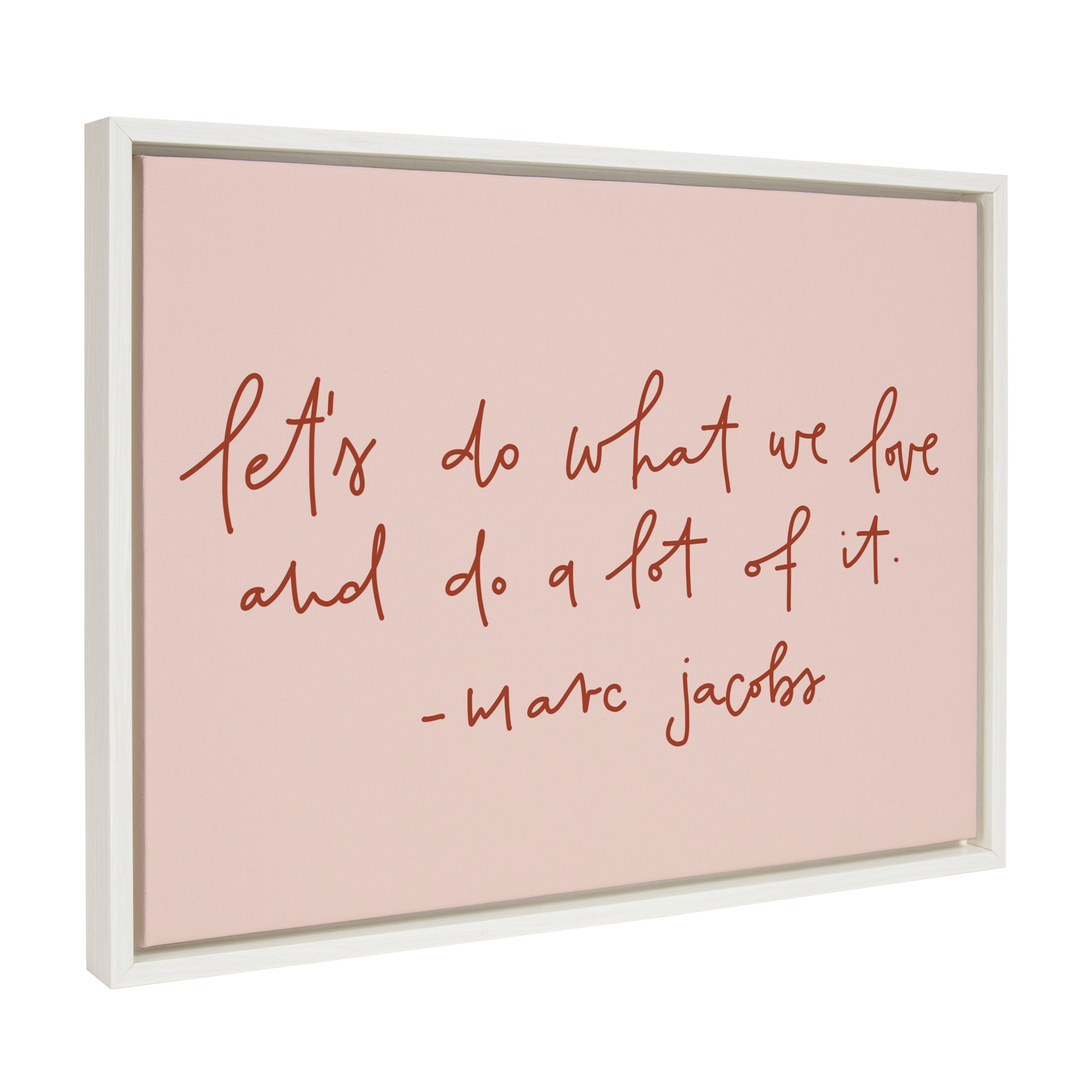 Sylvie Do What We Love Framed Canvas by kateandlaurel - product image 14 for Resin Society