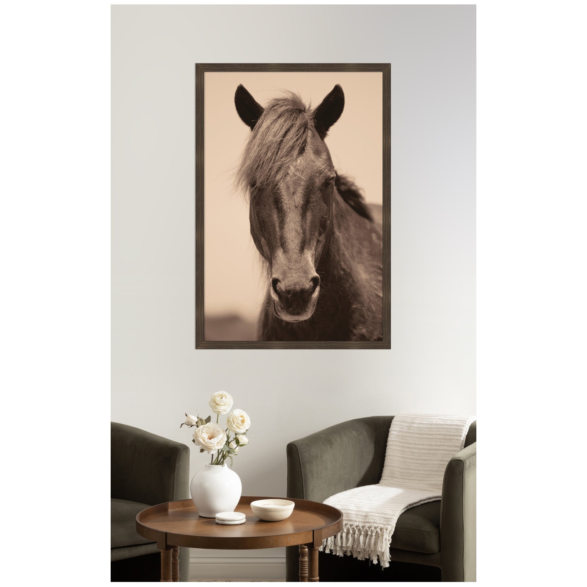 Equine Horse by Robert Cadloff Framed Wall Art Print