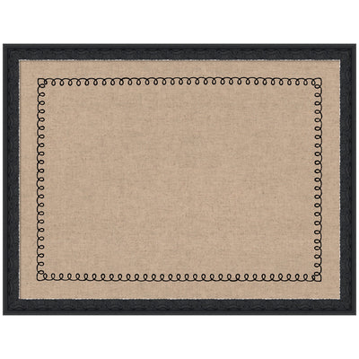 Pinboard Black Scallop Print