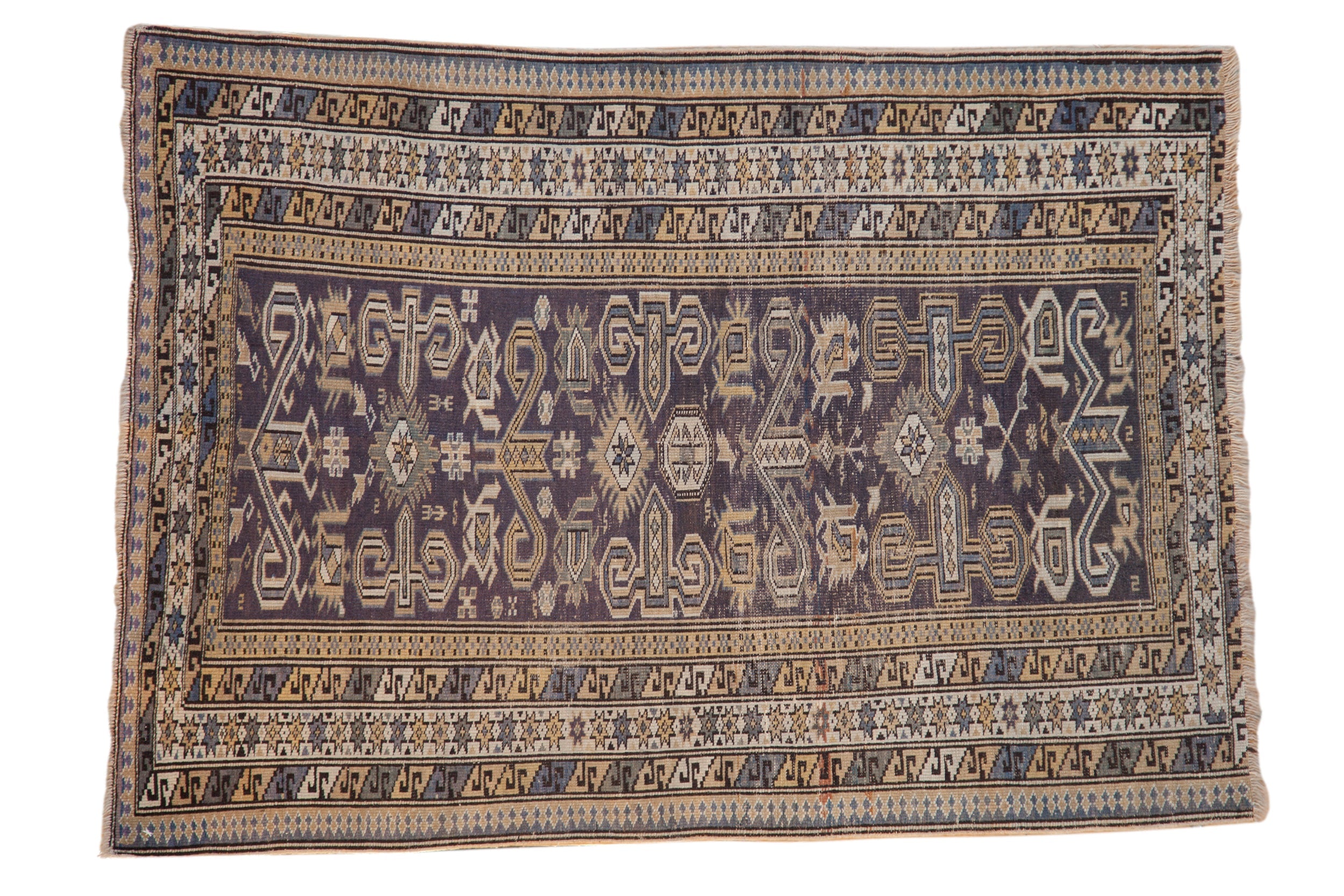 3x4 Vintage Shirvan Square Rug by Old New House® - main product image for Resin Society
