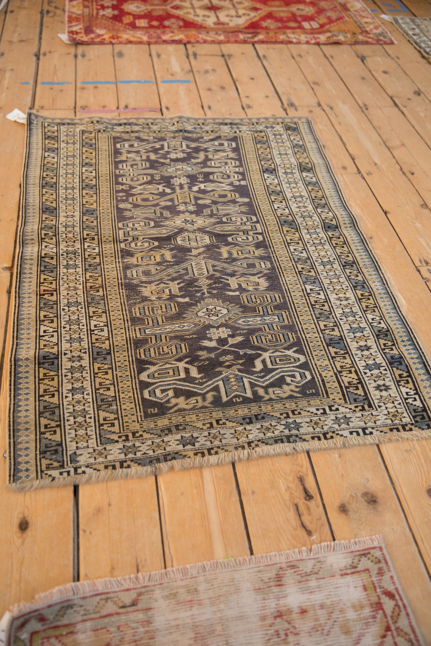 3x4 Vintage Shirvan Square Rug by Old New House® - product image 4 for Resin Society