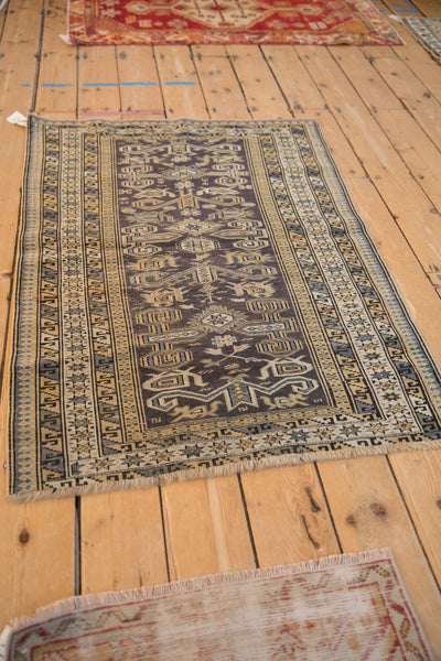 3x4 Vintage Shirvan Square Rug by Old New House® - product image 4 for Resin Society