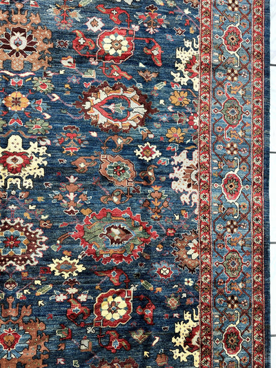 Trasitional Serapi Ghazni Wool Rug – 8' x 10’ – Intricate Floral Design by Rugistan - product image 12 for Resin Society