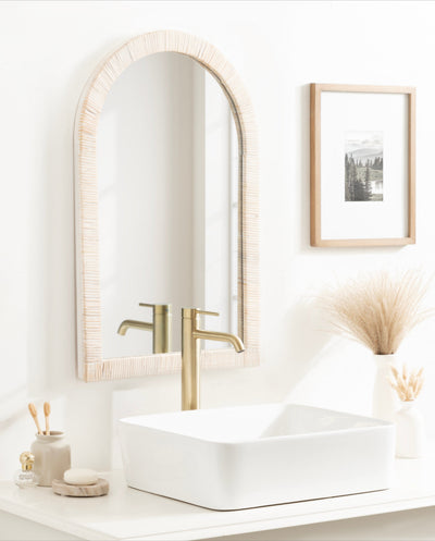 Rahfy Arch Framed Wall Mirror