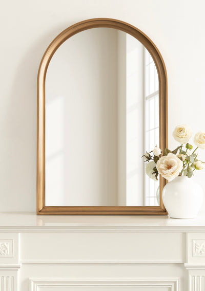 Hatherleigh Arch Wood Wall Mirror