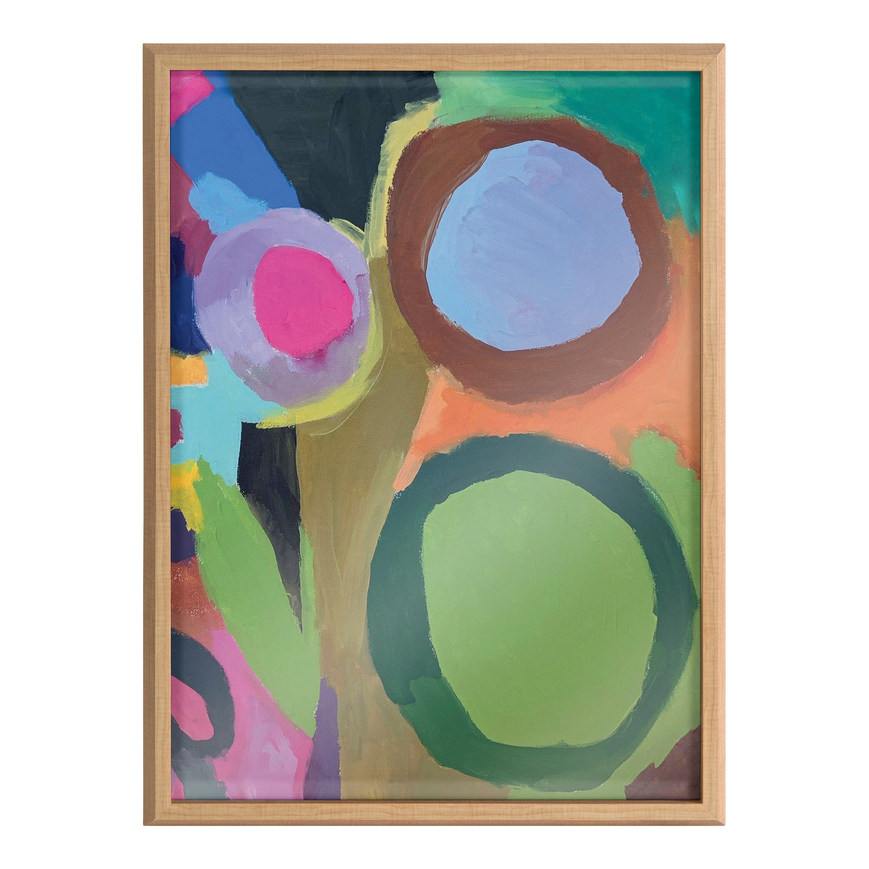 Blake Circle of Love Framed Printed Glass by Caleb Griswold by kateandlaurel - product image 2 for Resin Society