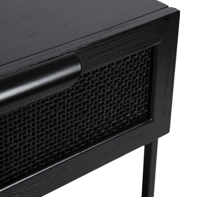 Ori Wood and Cane Side Table