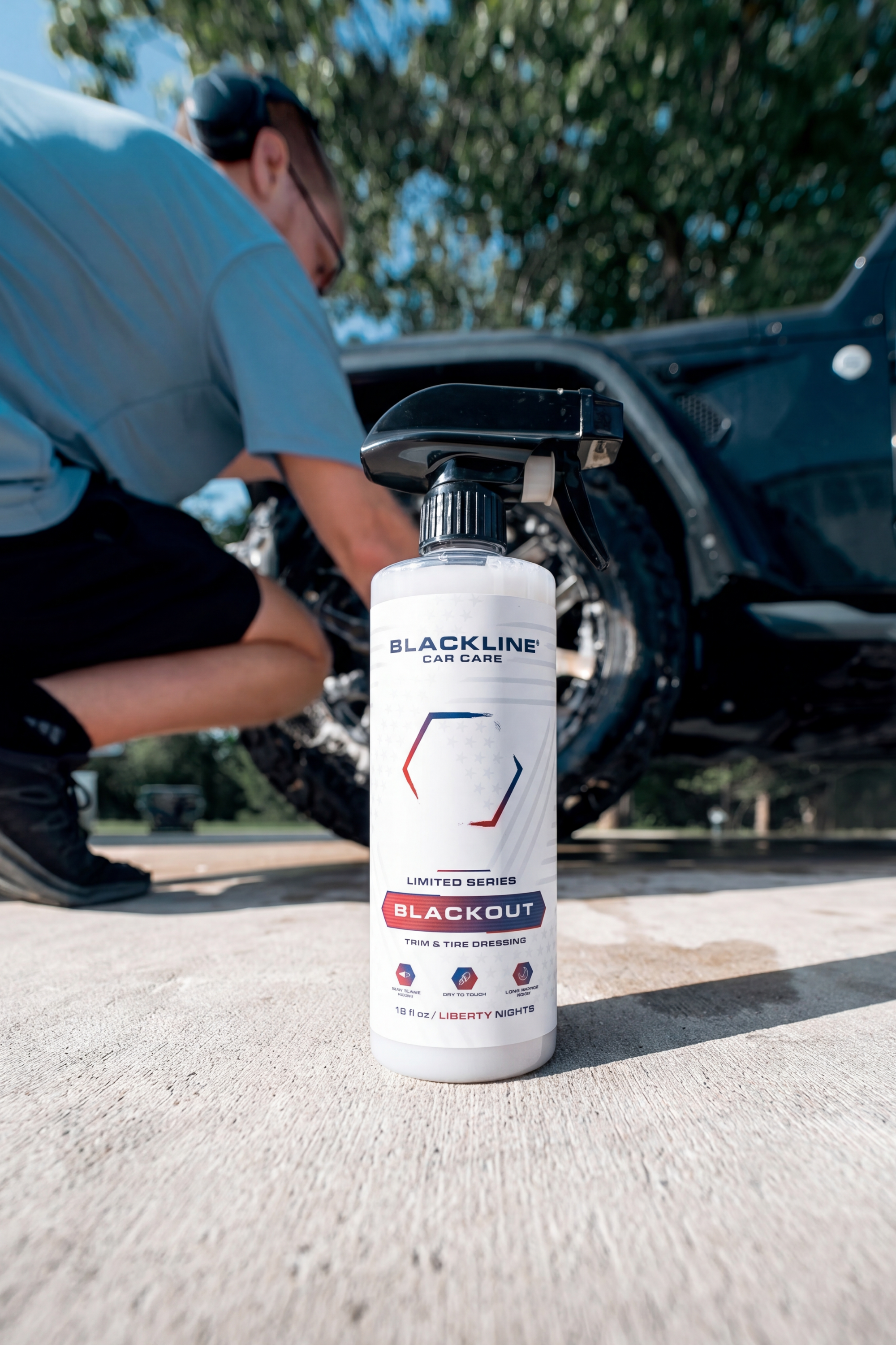 BLACKLINE® BLACKOUT TRIM & TIRE DRESSING by Blackline Car Care - product image 18 for Resin Society