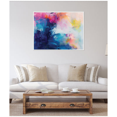 Sylvie Bright Abstract II Framed Canvas by Amy Lighthall