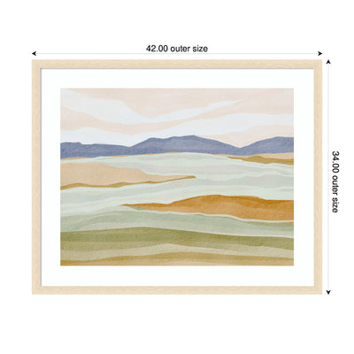Framed Art Dreamy Hillscape by Nikita Jariwala