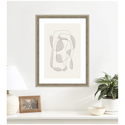Minimalist Lines by Gabrielly Guedes Framed Wall Art Print