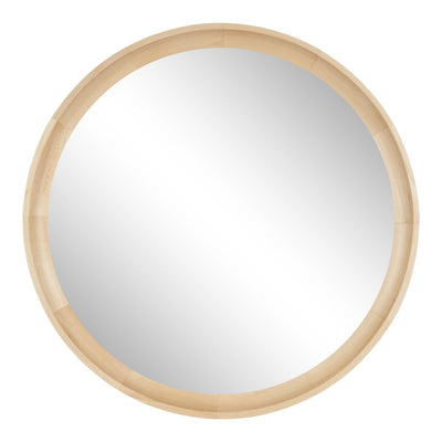 Hatherleigh Round Wood Wall Mirror