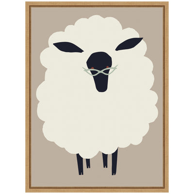 Sylvie Farm Sheep Framed Canvas by Hannah Beisang