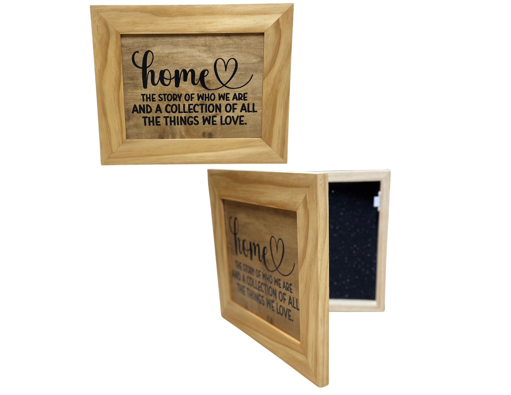 Home Story Gun Safe - Wall Mounted Decorative Secure Gun Cabinet by Bellewood Designs - main product image for Resin Society