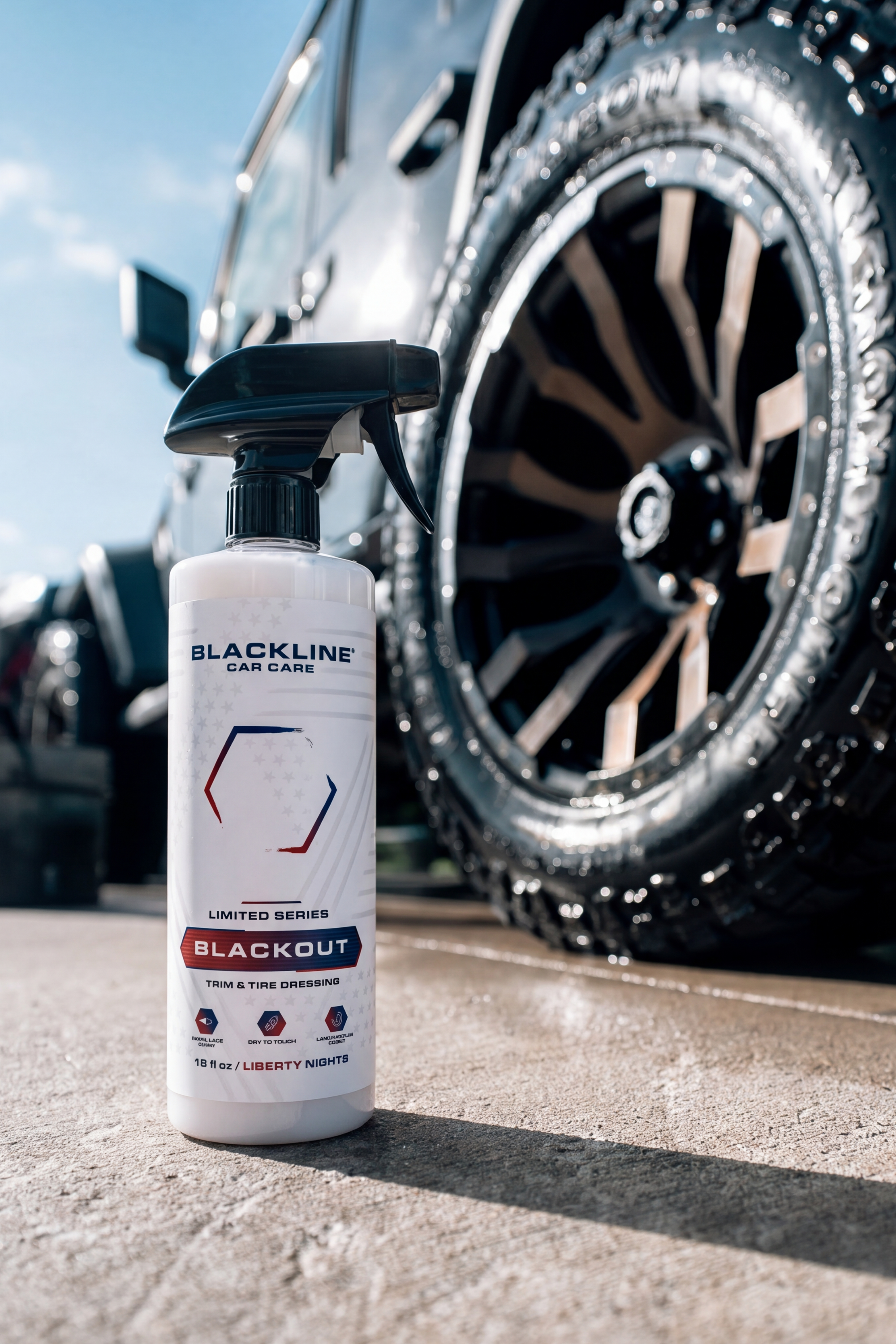 BLACKLINE® BLACKOUT TRIM & TIRE DRESSING by Blackline Car Care - product image 20 for Resin Society