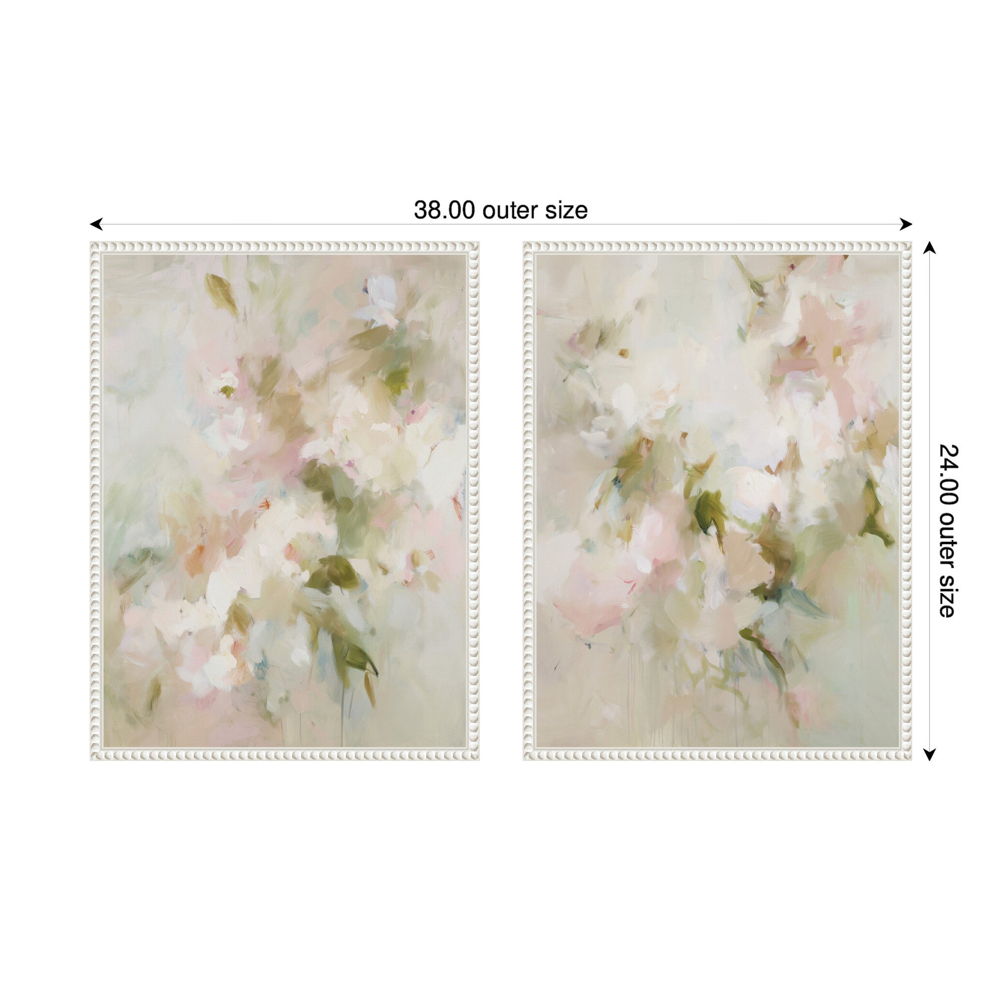 Bloom No.
1 & No.
2 2 Piece Framed Canvas Wall Art Set by Amy Lighthall
