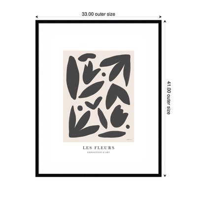 Exposition d Art Les Fleurs by Gabrielly Guedes Framed Wall Art Print