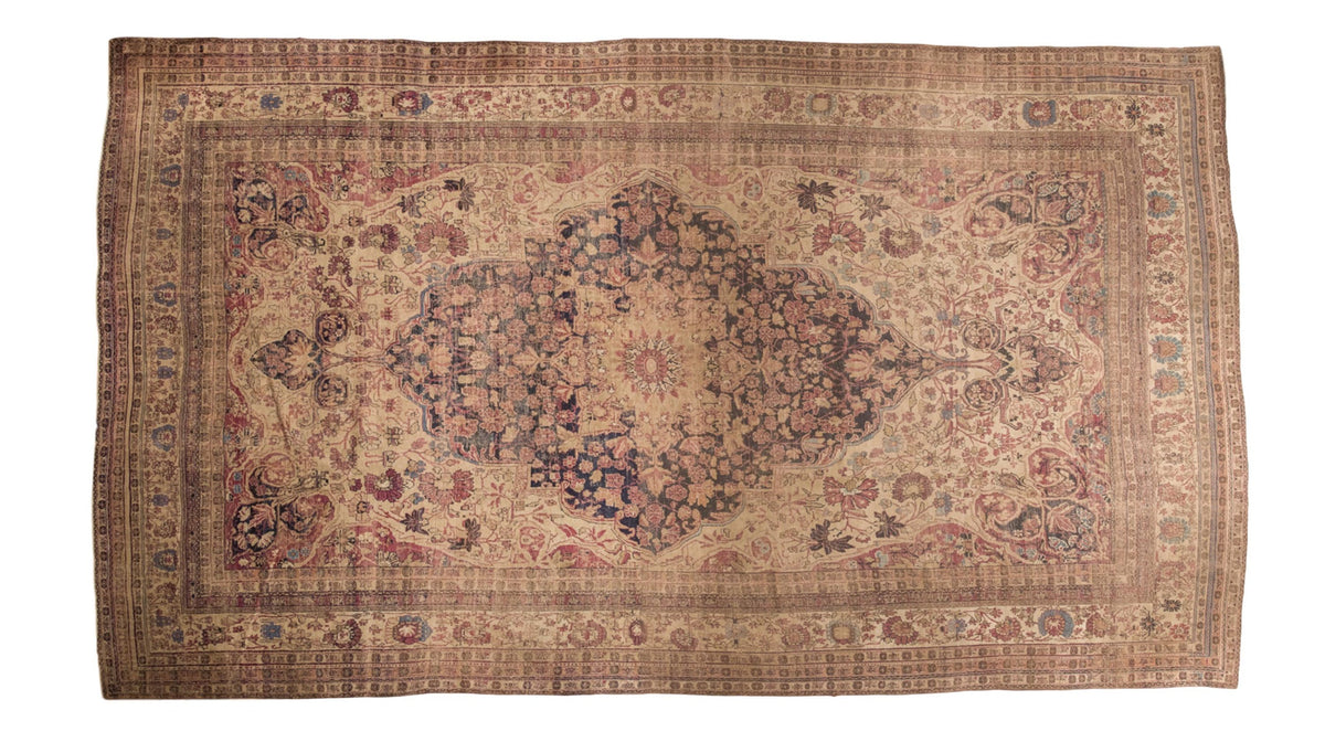 11.5x19.5 Antique Kermanshah Carpet by Old New House® - main product image for Resin Society