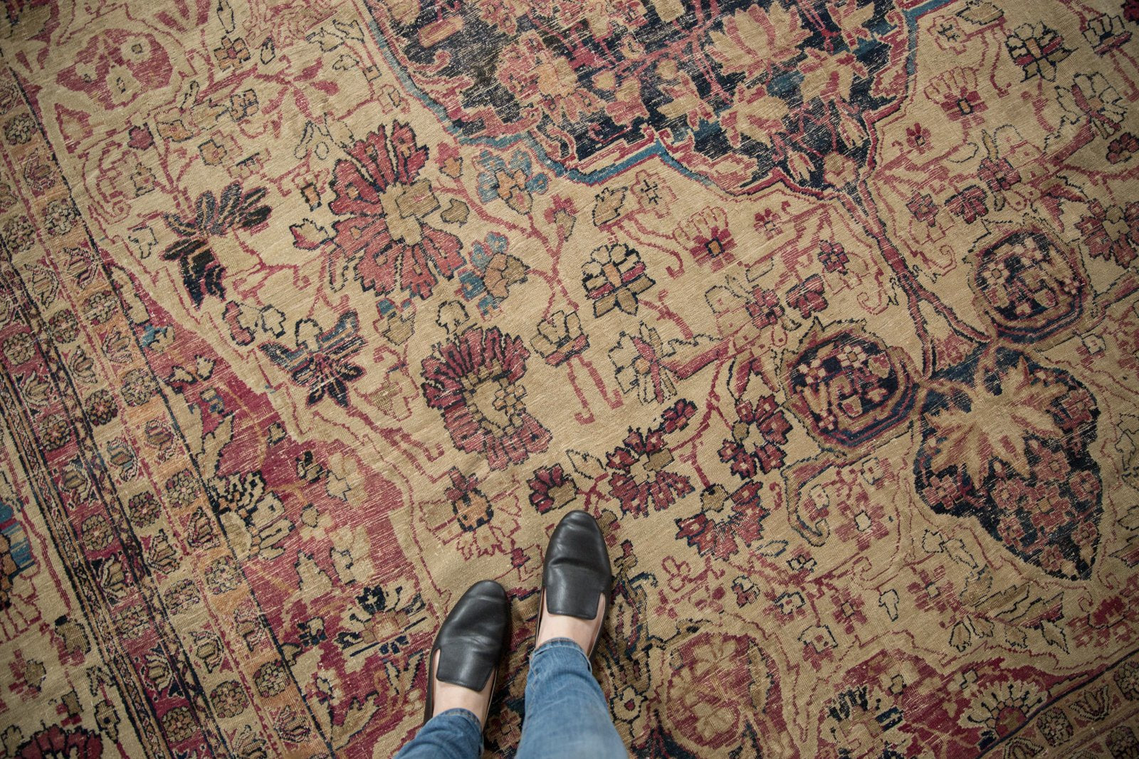 11.5x19.5 Antique Kermanshah Carpet by Old New House® - product image 2 for Resin Society