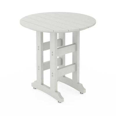 SoPoly 36 inch round counter-height outdoor table in various colors